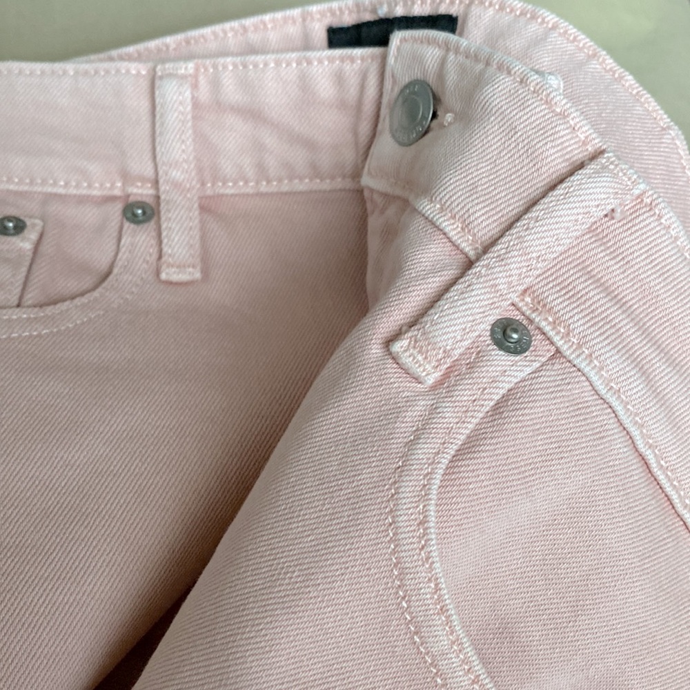 Pink Denim Shorts